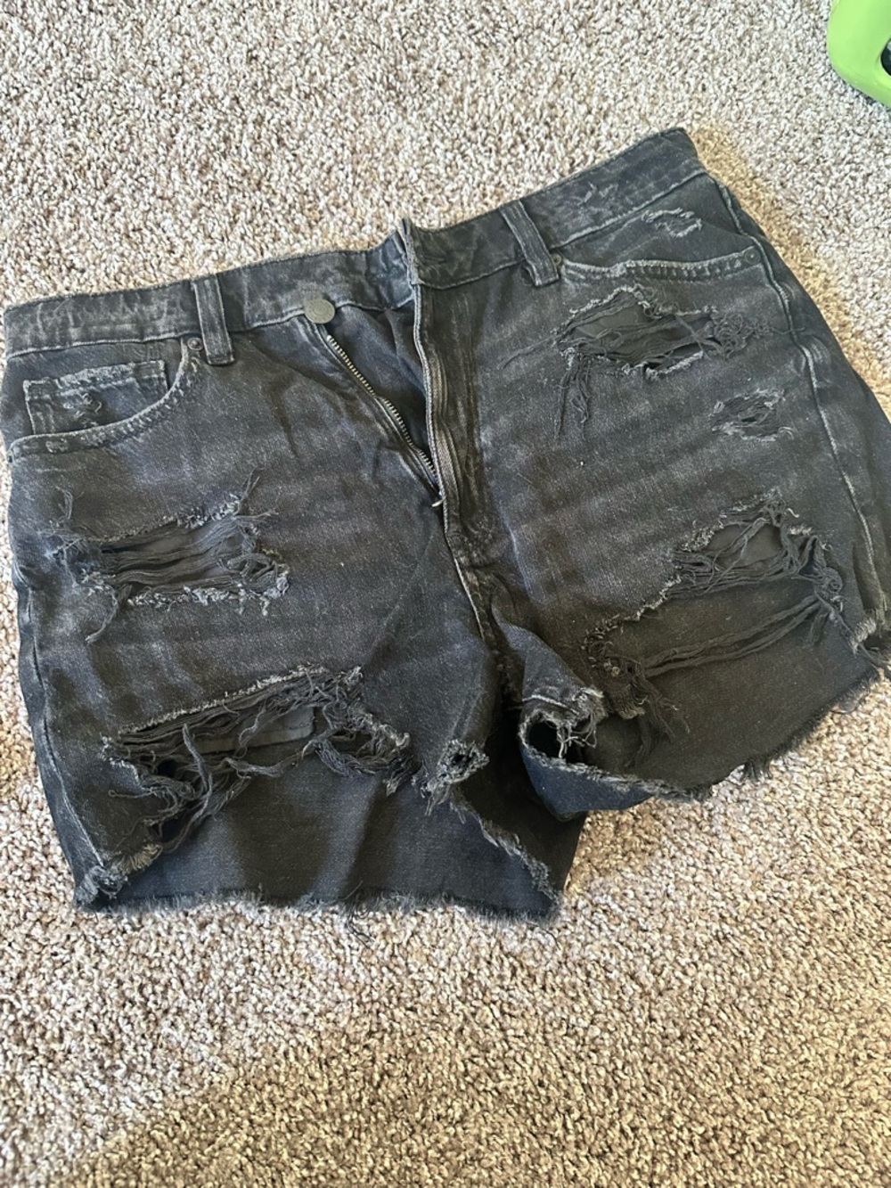 American Eagle Outfitters Black Denim Shorts